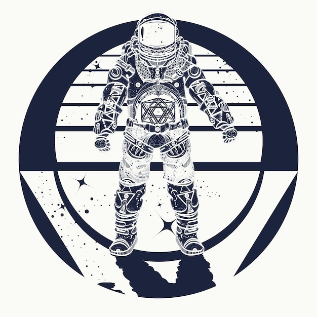 Astronaut tattoo