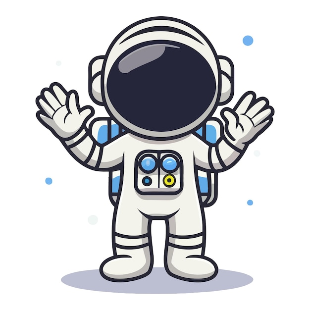 Vector astronaut vector illustration