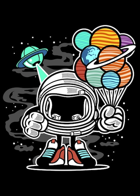 Astronaut vector