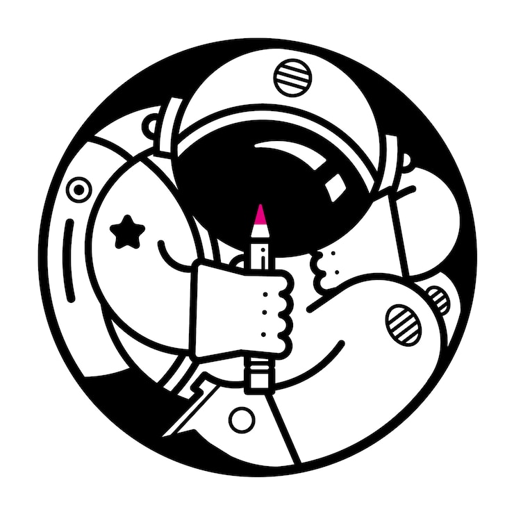 Vector astronaut
