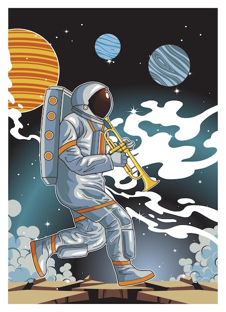 Astronauti che suonano musica nello spazio