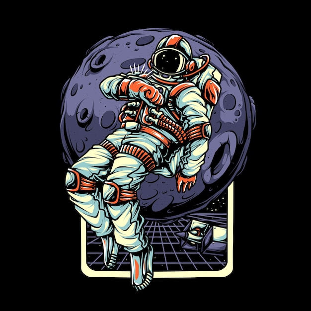 Astronout illustration character