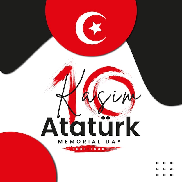 Atatrk memorial day on 10 november