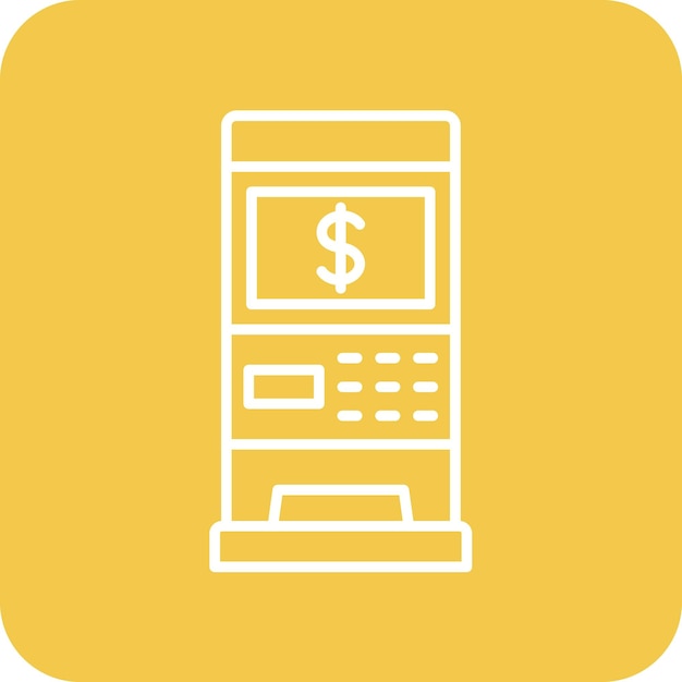 Vector atm icon vector image can be used for banking and finance