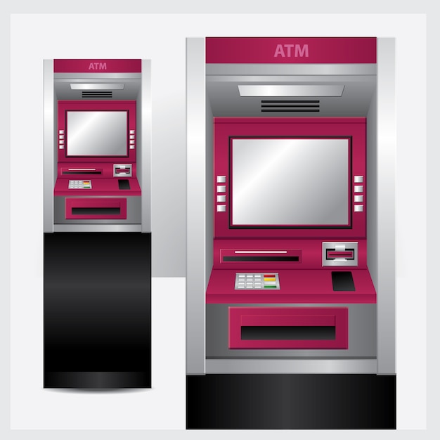 Bancomat illustrazione bancomat