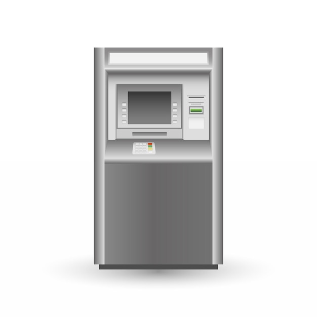 Vector atm isolated on white background vector illustration. eps 10