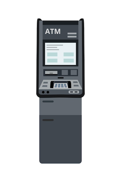 ATM machine isolated