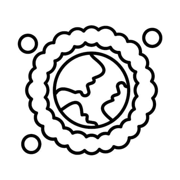 大気汚染線のイラスト