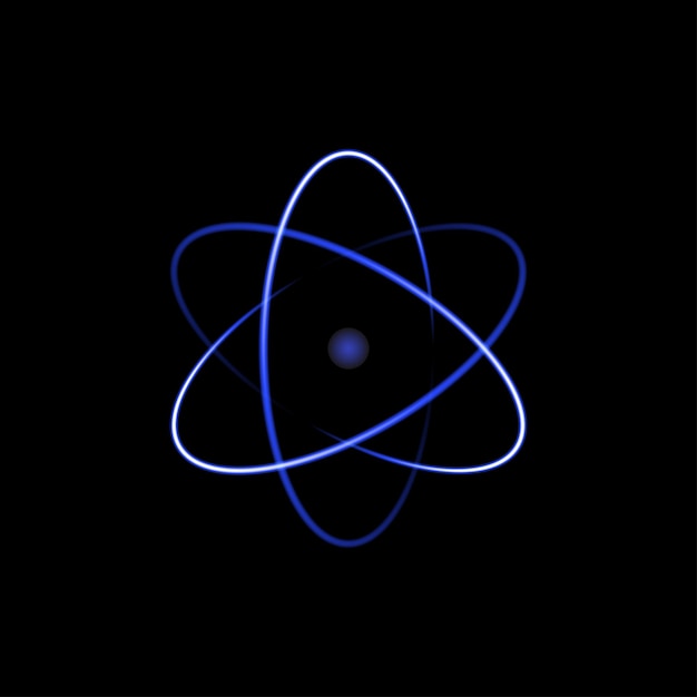 Atom symbol abstract vector