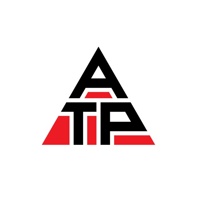 トライアングル・ロゴ・デザイン (TRIANGLE LOGO DESIGN) トライアングルの形状トライアル・モノグラムトライアーングル・ベクトル (Triangle Vector) ロゴ・テンプレート (Template) 赤い色トライアンギュラー (Triangular Logo) シンプルエレガント豪華