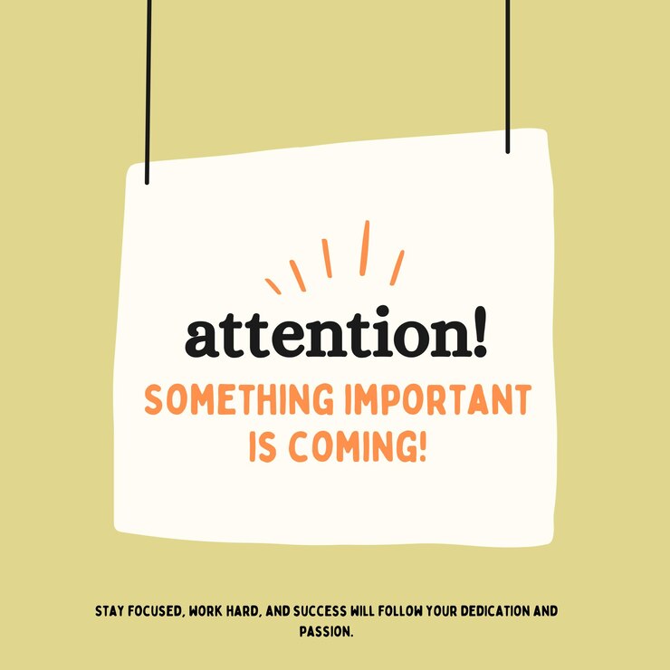 Vector attention something important is coming stay focused work hard