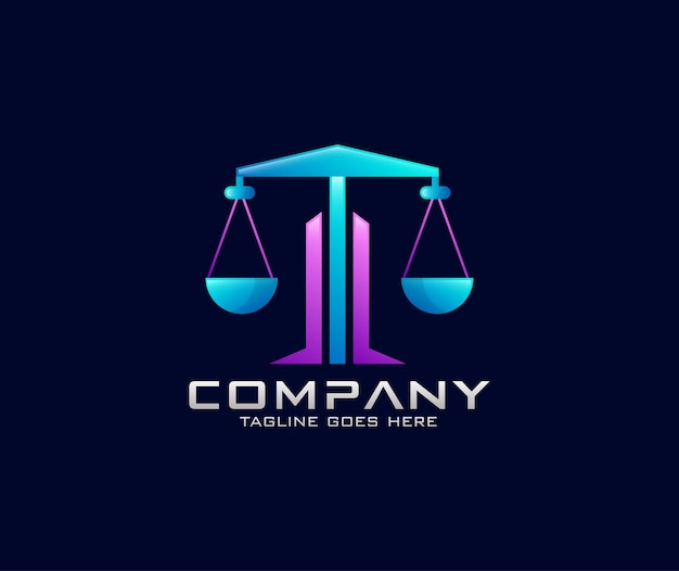 Attorney law firm logo design