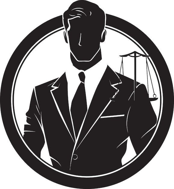 Vector attorney lifestyle captured vector graphics