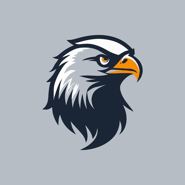 attractive eagle minimalist logo design