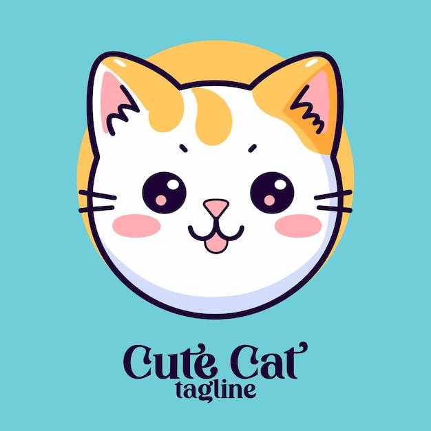 Attractive Feline Cartoon Nature Icon