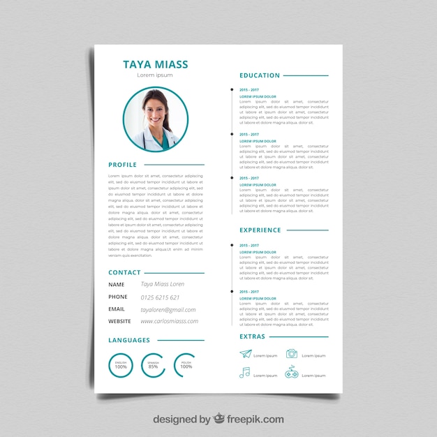 Vector attractive online curriculum template