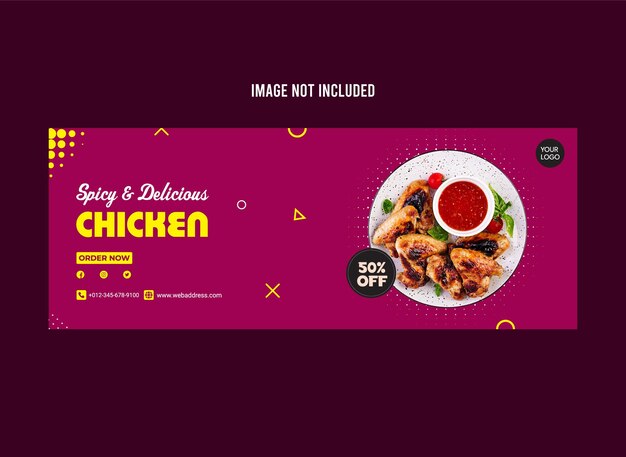 Attractive Restaurant Food Facebook Cover Design