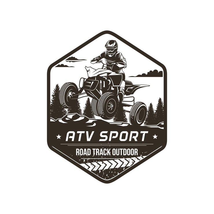 ATV logo vector ATV Jump Illustration Logo Inspiration Vector
