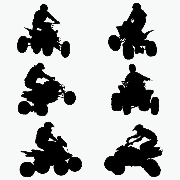 Atv silhouetten