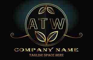 Vector atw letter logo