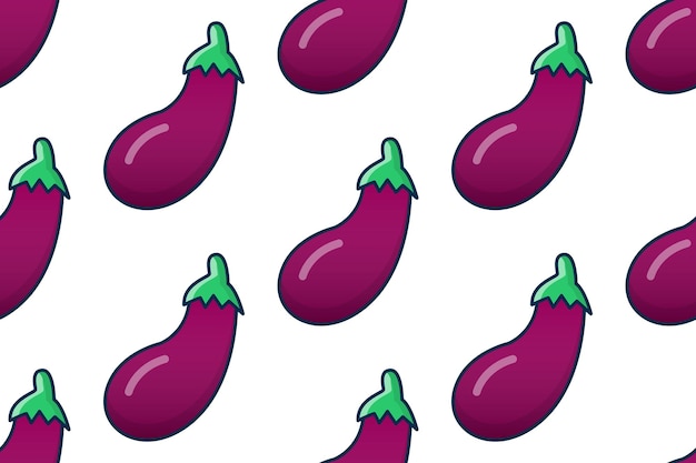 aubergine pattern