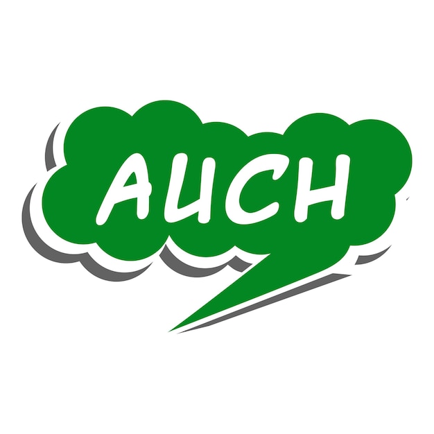 Auch-pictogram Pop-artillustratie van auch-vectorpictogram voor Web