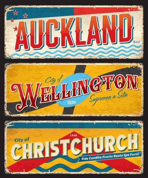 Viaggio di auckland christchurch wellington in zelanda