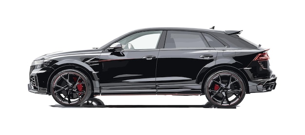 Vector audi rs q8 car icon side view of the car editorial audi rs q8 isolated audi rs q8 model vector icon