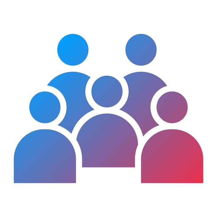 Vector audiences icoon vector afbeelding kan worden gebruikt voor public relations agency