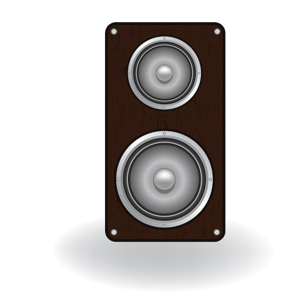 Vector audio speaker icon