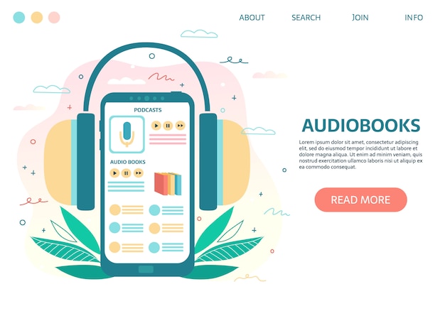 Vector audiobooks