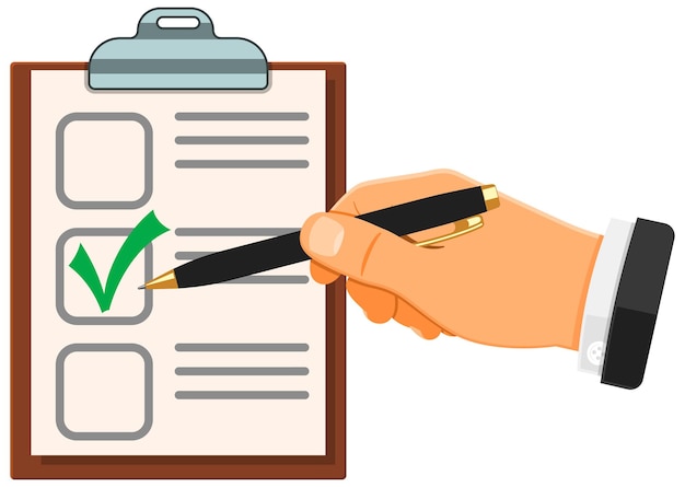 Vector auditing accounting test concept