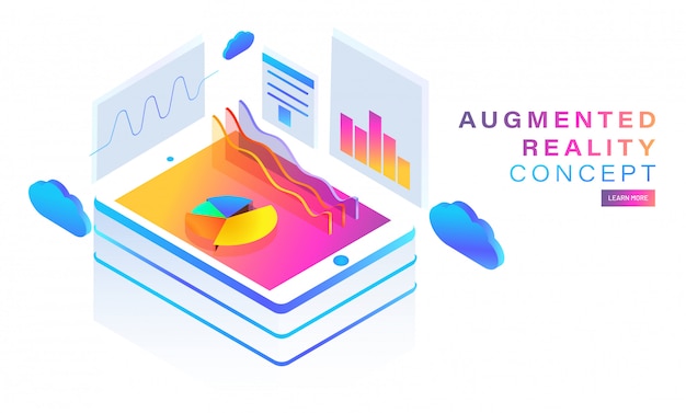 Augmented reality (ar) -concept.