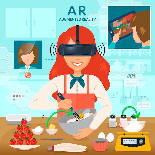 Augmented reality be used in cooking field