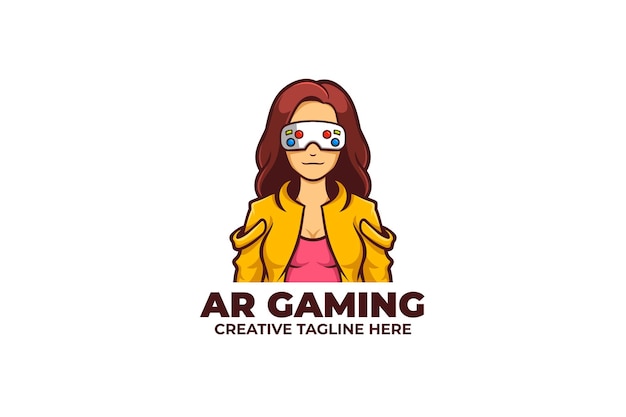 Augmented Reality Game Mascot-logo