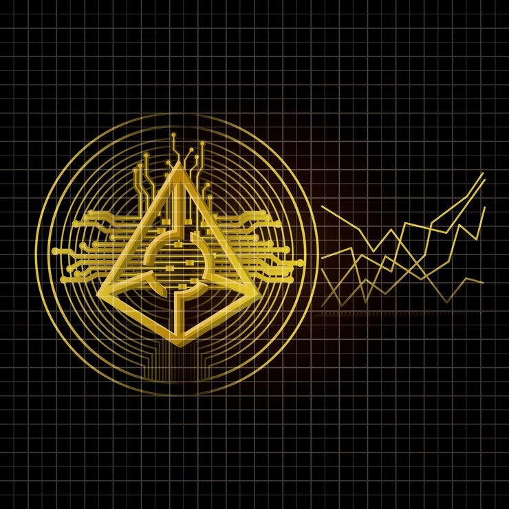 Vector augur mining set icons vector illustration design