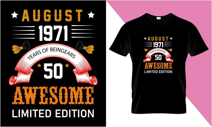 AUGUST1971BEINGEARS YEARS OF 50 AWESOME LIMITED EDITION AUGUST1971 BEINGEARS