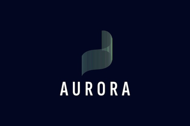 Aurora logo vector pictogram illustratie