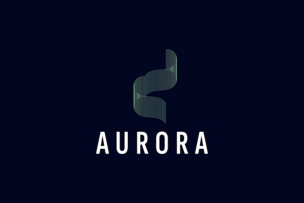 Aurora logo vector pictogram illustratie