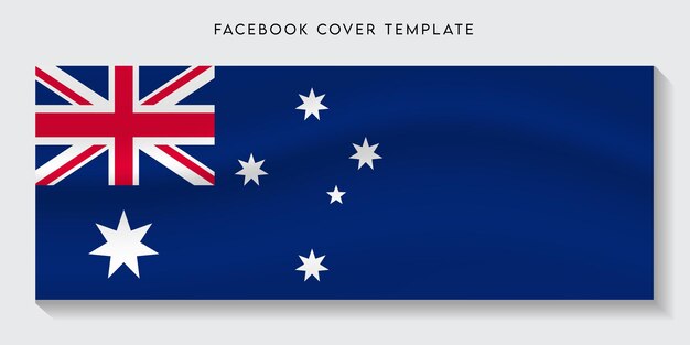 Australia Country Flag Facebook Cover Background