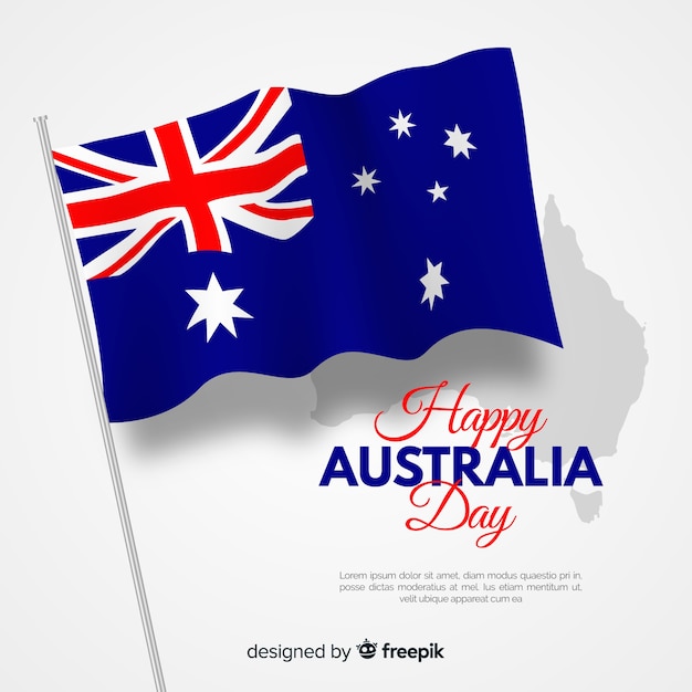 Vettore australia day sfondo