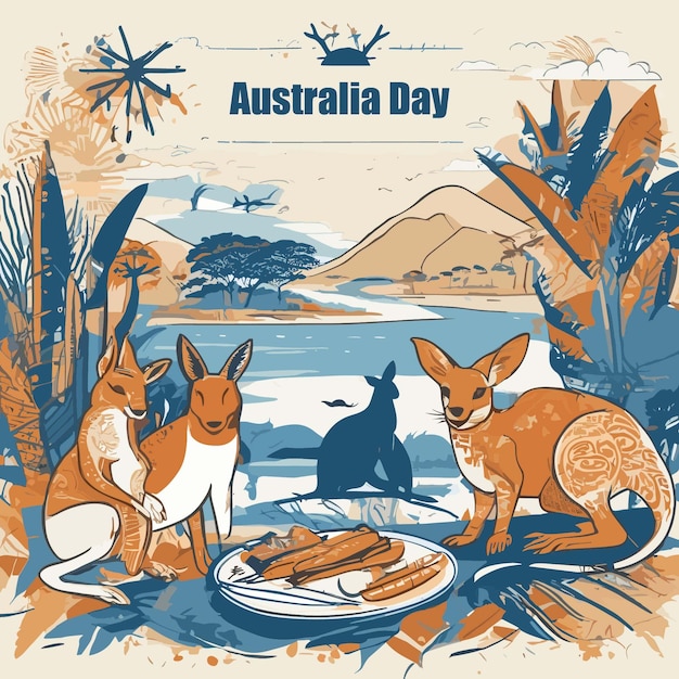 Vector australia day