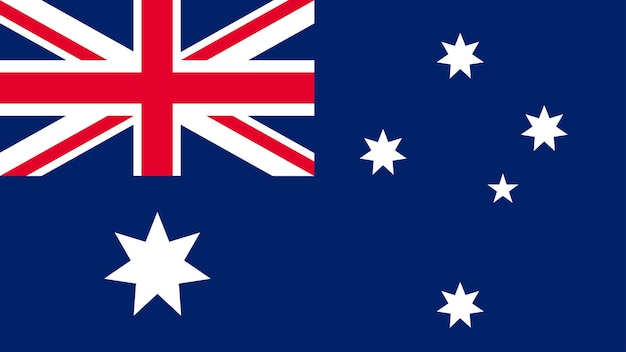 Vector australia flag illustration