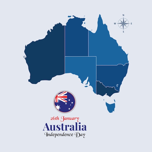 Mappa dell'australia con bandiera mappa della bandiera dell'australia