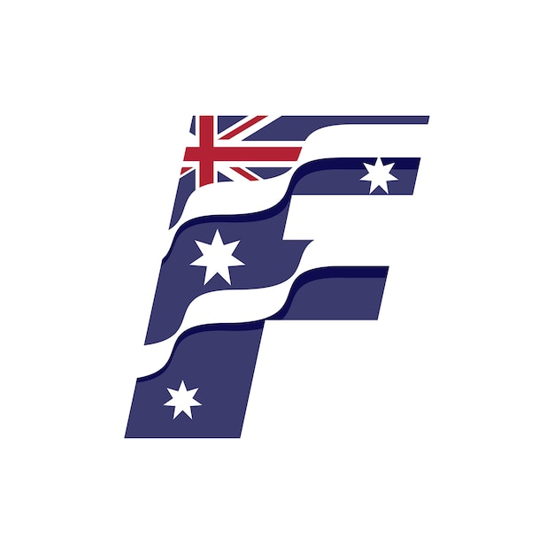 Australian Alphabet Flag F