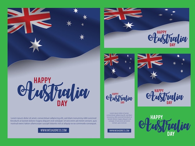 Australian day aussie flag