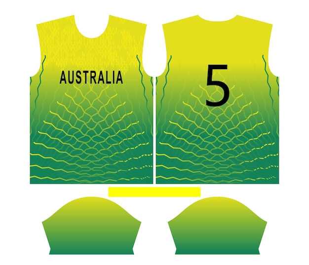 Australië cricket team sport kind ontwerp of Australië cricket trui ontwerp