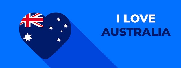 Australië vlag vector illustratie set