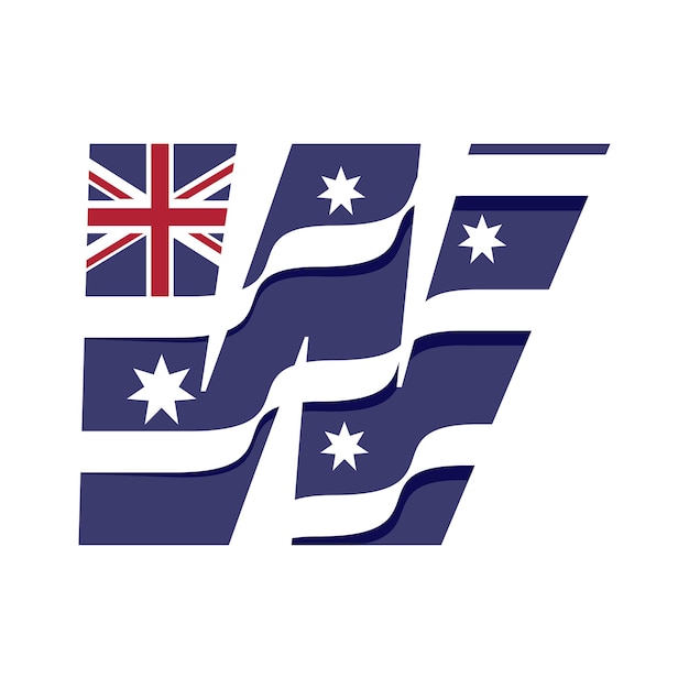 Australische alfabetvlag w