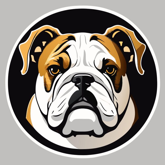 Australische bulldog-sticker